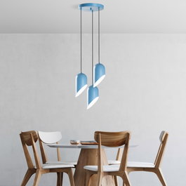 Opviq Kesik 6176-3 Azul claro